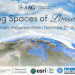 decorative image of land mass of North America from the sky with Making Spaces of Possibility Geography Awareness Week Nov 17-21, 2025