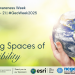 Making Spaces of Possibility Geography Awareness Week 2025 November 17 - 21, 2025 #GeoWeek2025 background image of a hands holding a globe